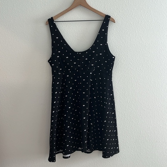 Torrid Sleeveless Cat Polka Dot Skater Dress Size 1X - Picture 5 of 7